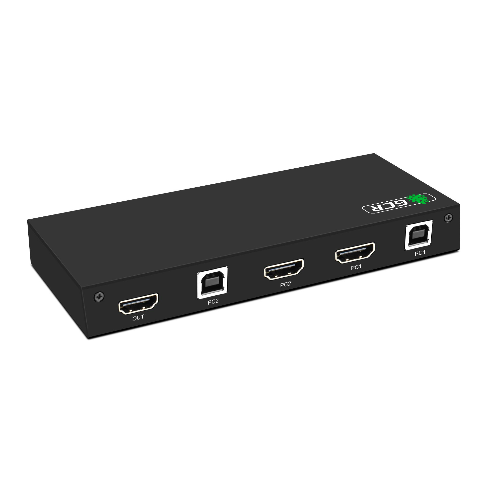 KVM-переключатель HDMI 2x1 4K 3-порта USB 2 компьютера к 1 монитору, мыши, клавиатуре